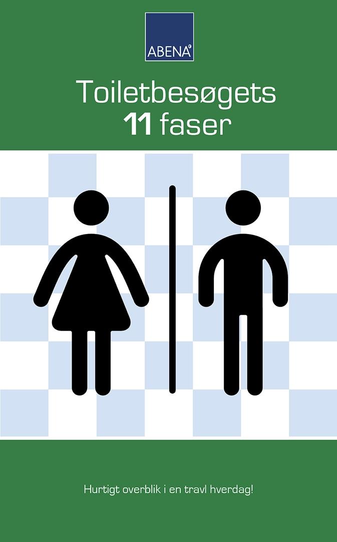 Forside til pjece om toiletbesøgets 11 faser